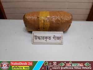 কুষ্টিয়া জেলার দৌলতপুর থানা এলাকা হতে ০৪ কেজি গাঁজা সহ ০১ জন মাদক ব্যবসায়ী গ্রেফতার